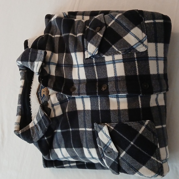 Plaid Lined Button-Up Shirt Jacket - Picture 7 of 7